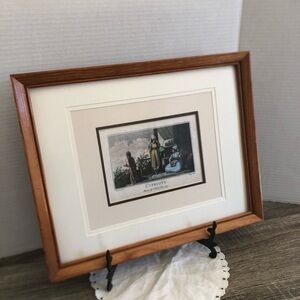 Vtg "Cypriots" Framed Print